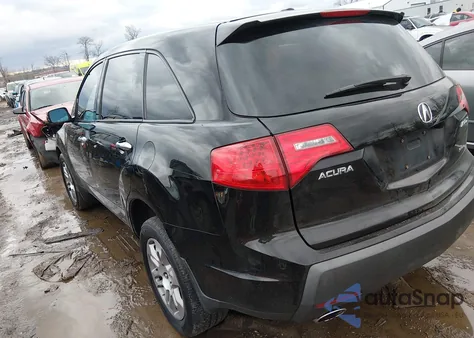 2008 Acura Mdx Technology Package z USA, uszkodzony, nr VIN 2HNYD28358H500657